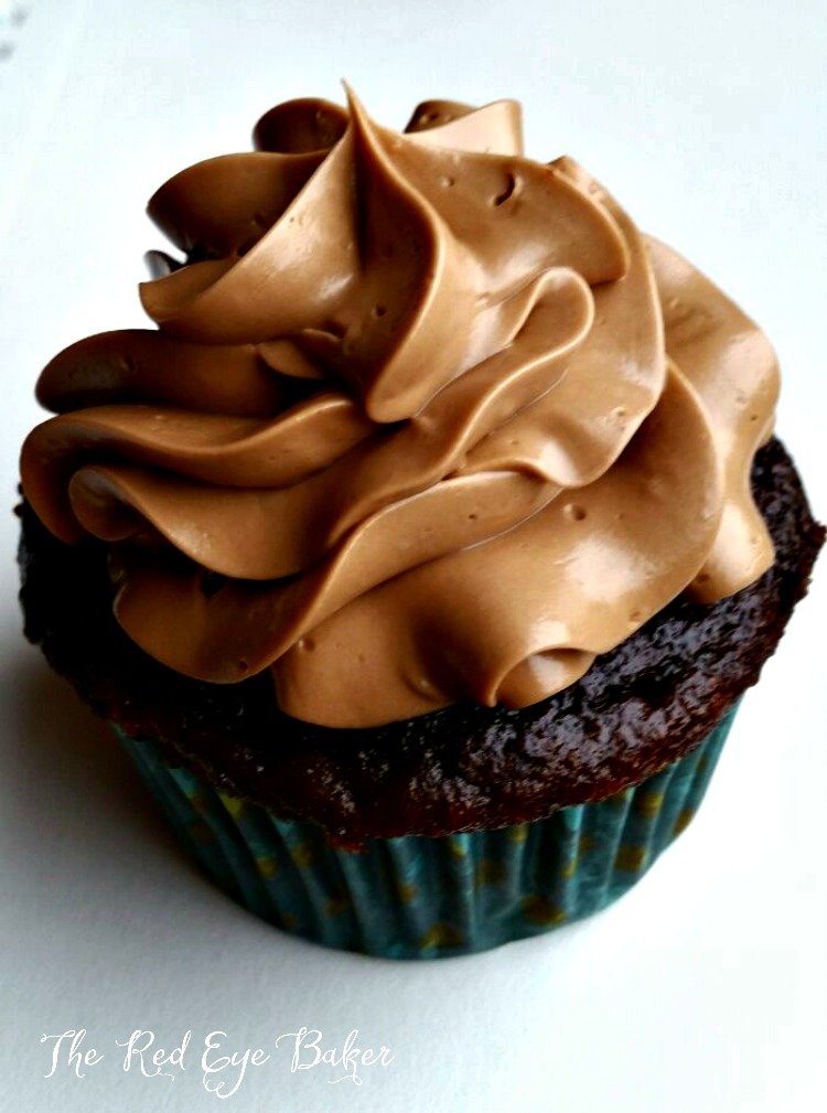 Nutella Cupcakes with French Buttercream