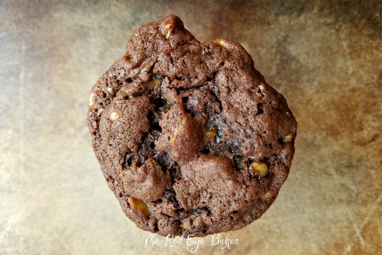 Chewy Chocolate Toffee Cookies | Delicious Chewy Chocolate Toffee Cookies filled with milk chocolate chips, Heath toffee bits, and chopped pecans. It's impossible to eat just one!